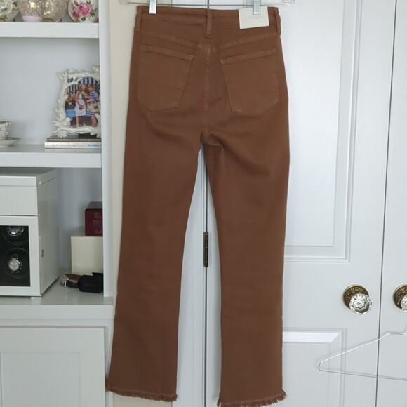 Johnathan Simkhai River Coffee Brown Denim 28 - Picture 10 of 12